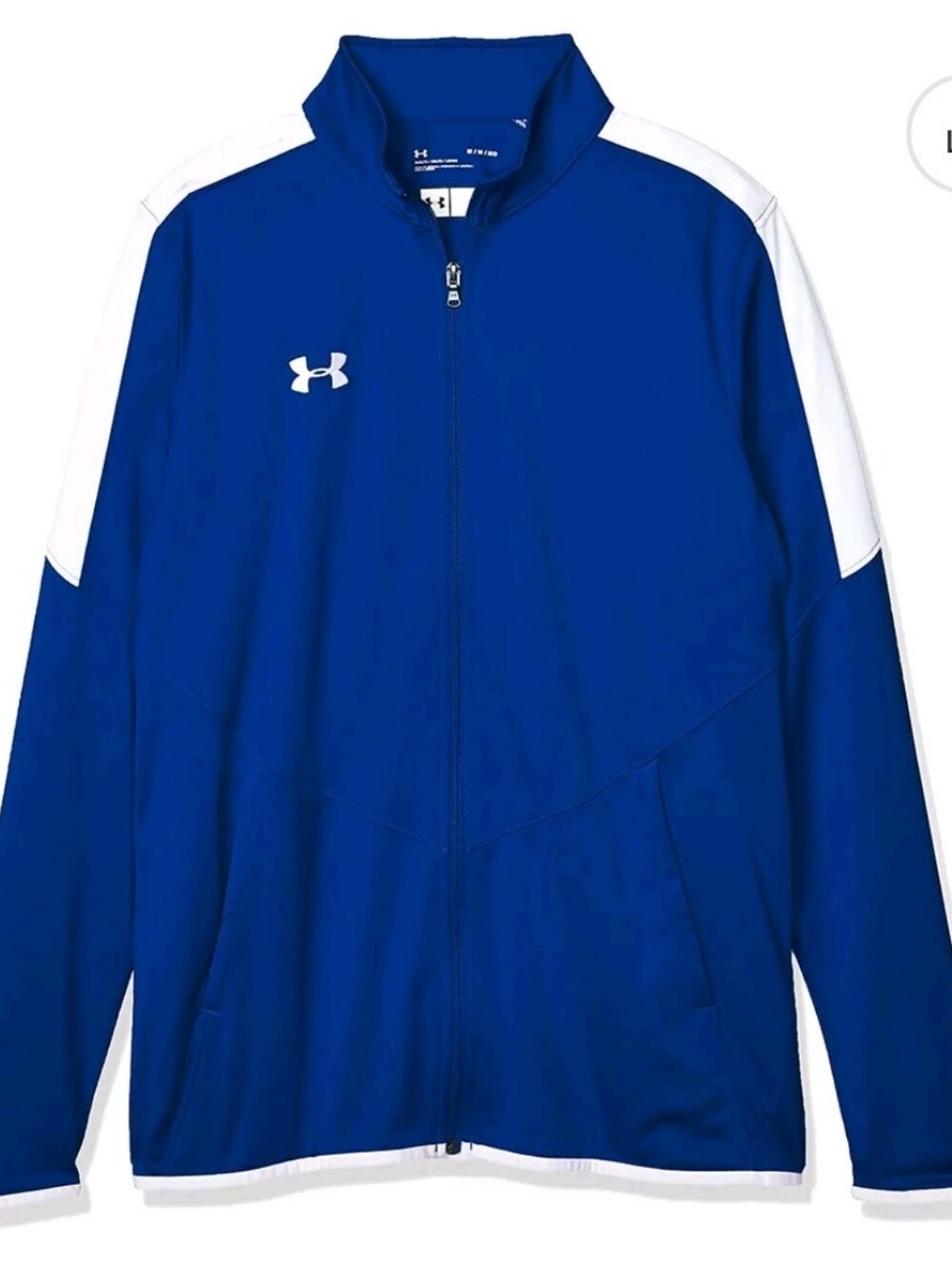 Under Armour- Royal Blue and White Full-Zip Performance Jacket